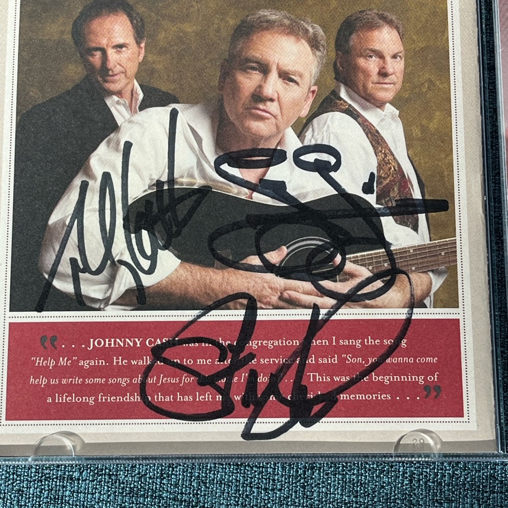 Autographed Gatlin Bros. CD